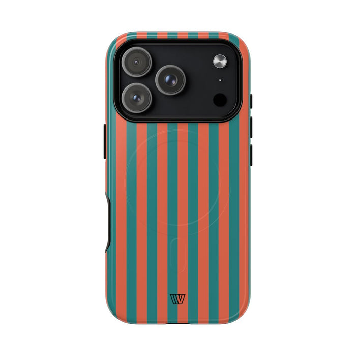 Tide & Terracotta MagSafe Tough iPhone Case – iPhone 18 Pro, Glossy