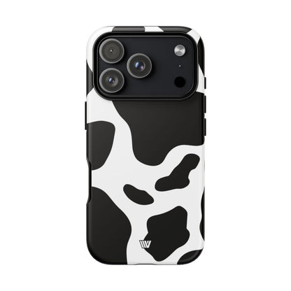 Cow Print Tough Phone Case – iPhone 17 Pro, Matte
