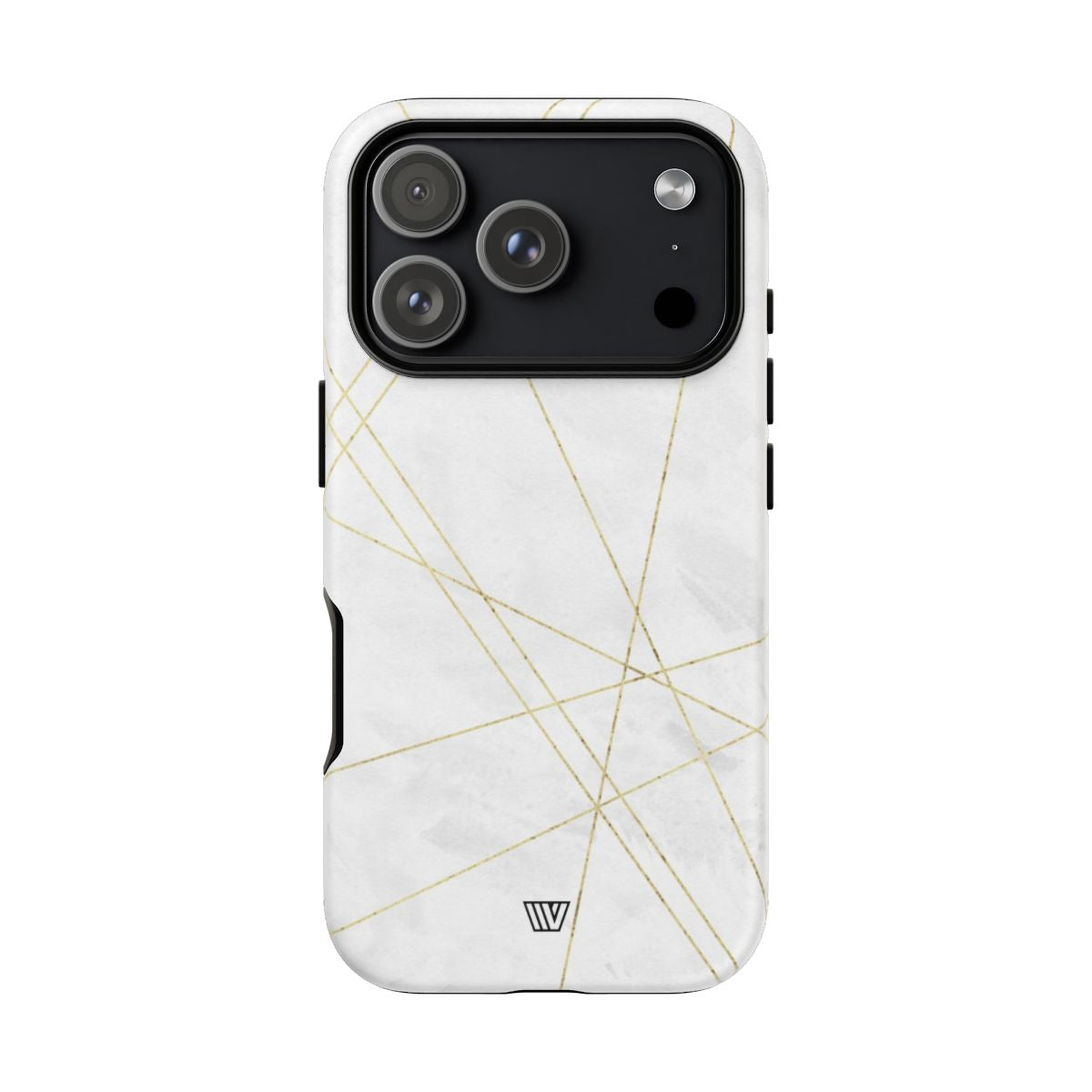 Gold Lines Tough Phone Case – iPhone 18 Pro, Matte