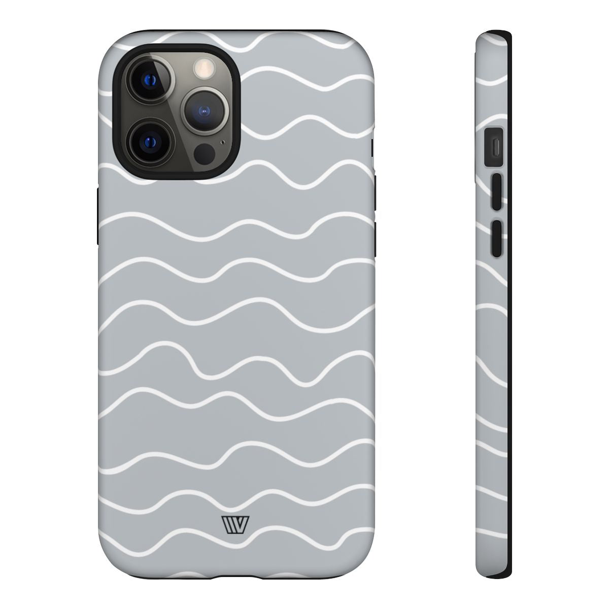 Gray Waves Tough Phone Case – iPhone 12 Pro Max, Matte