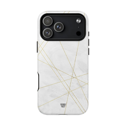 Gold Lines MagSafe Tough iPhone Case – iPhone 18 Pro Max, Glossy