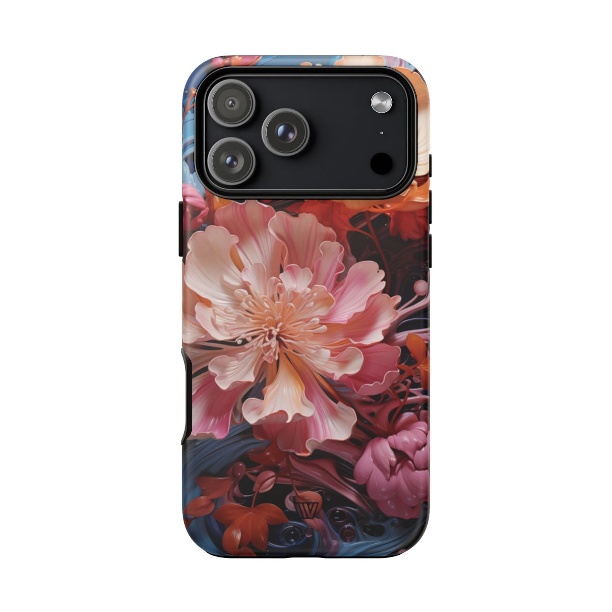 Paint Swirl Flowers Tough Phone Case – iPhone 18 Pro Max, Matte
