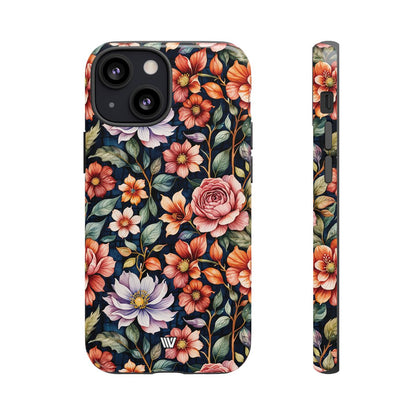 Night Bloom Bouquet Tough Phone Case – iPhone 13 Mini, Glossy