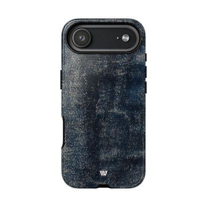 Faded Denim Tough Phone Case – iPhone 17 Air, Glossy
