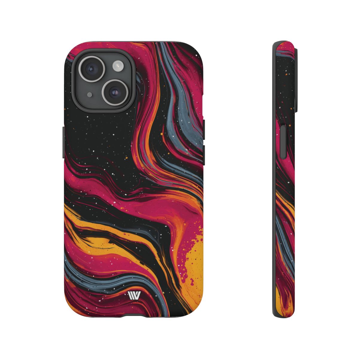 Cosmic Embers Tough Phone Case – iPhone 15, Matte