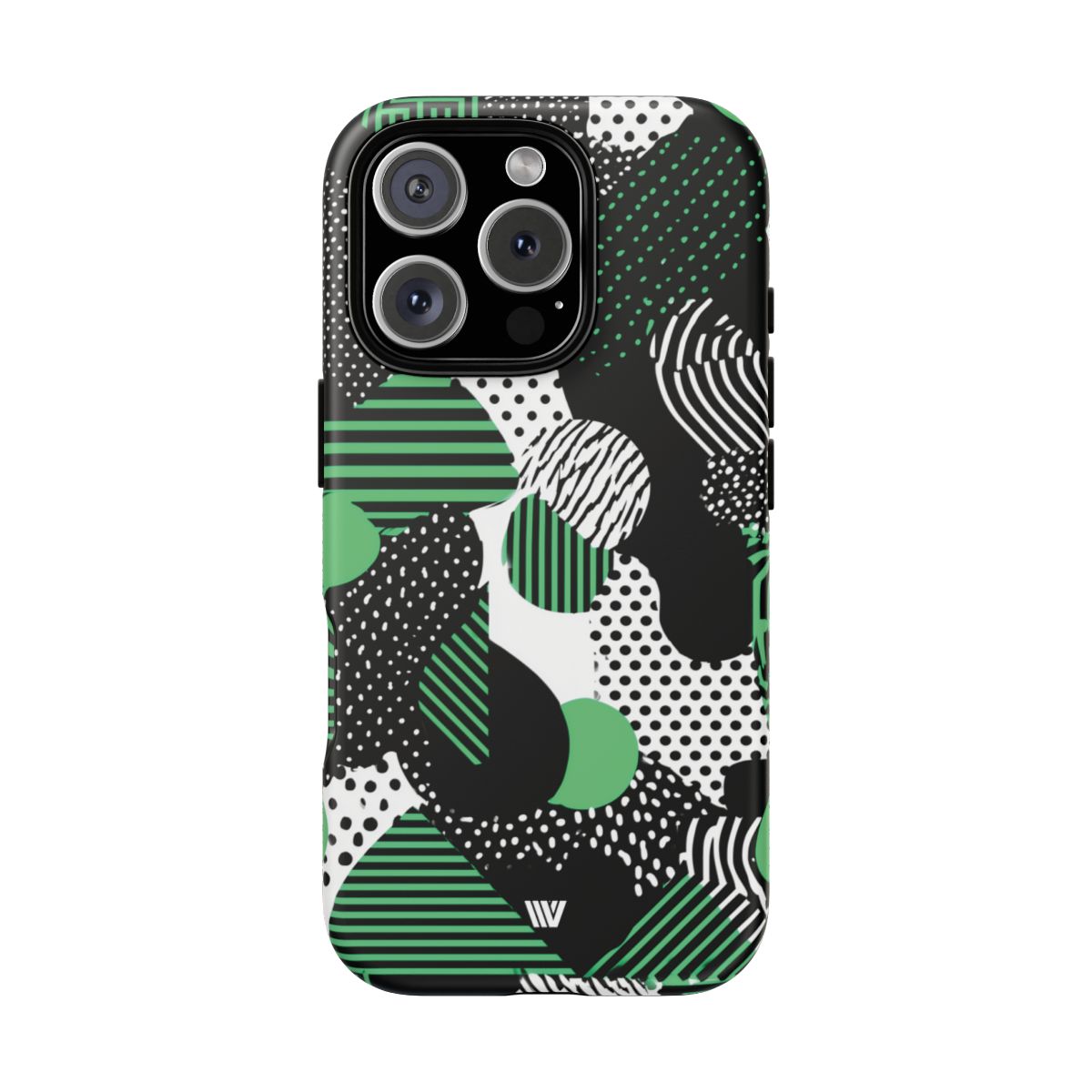 Pattern Clash Tough Phone Case – iPhone 16 Pro, Matte