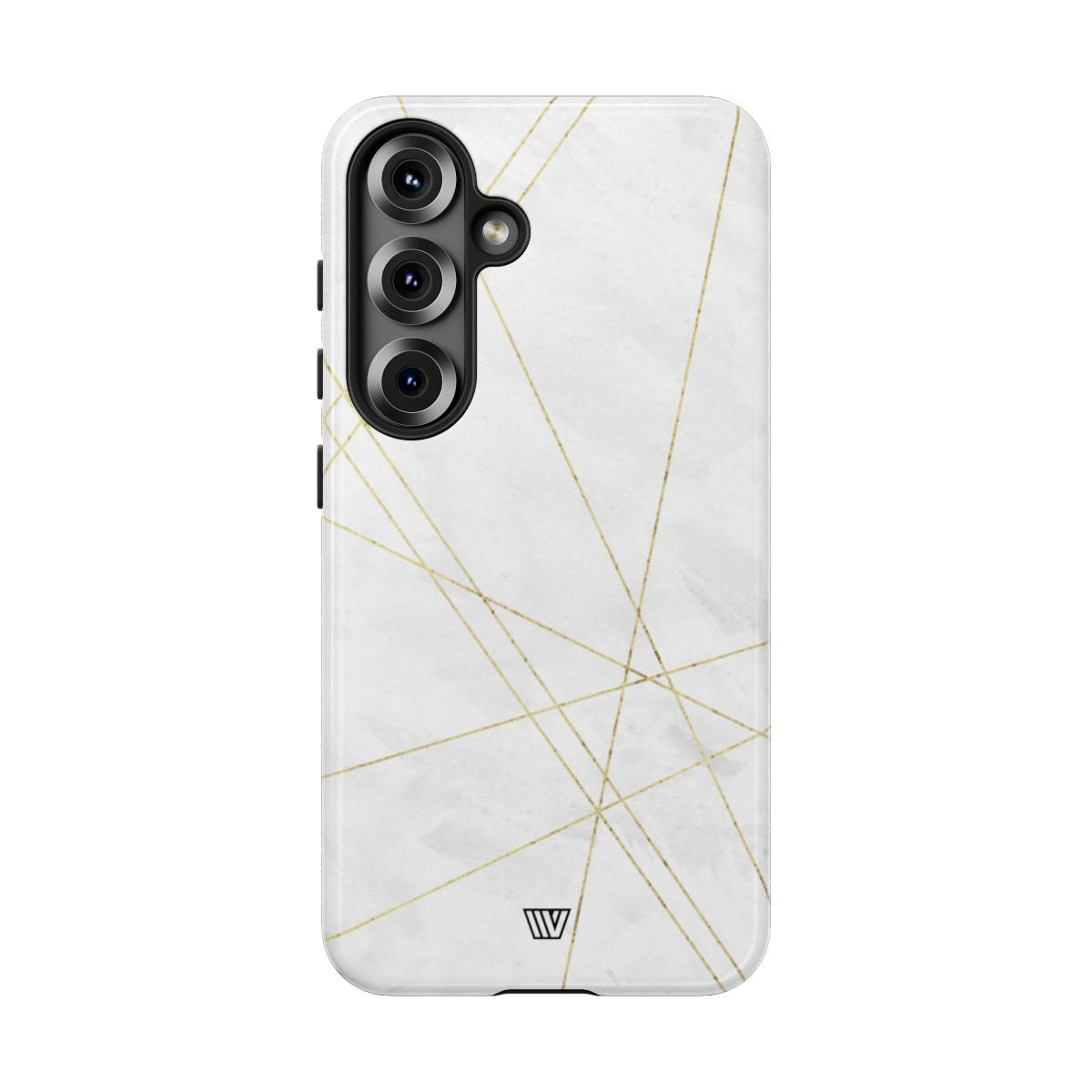 Gold Lines Tough Phone Case – Samsung Galaxy S25, Glossy