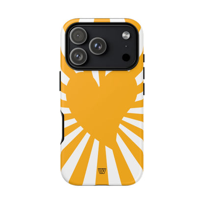 Heart Sun Rays Tough Phone Case – iPhone 18 Pro, Matte
