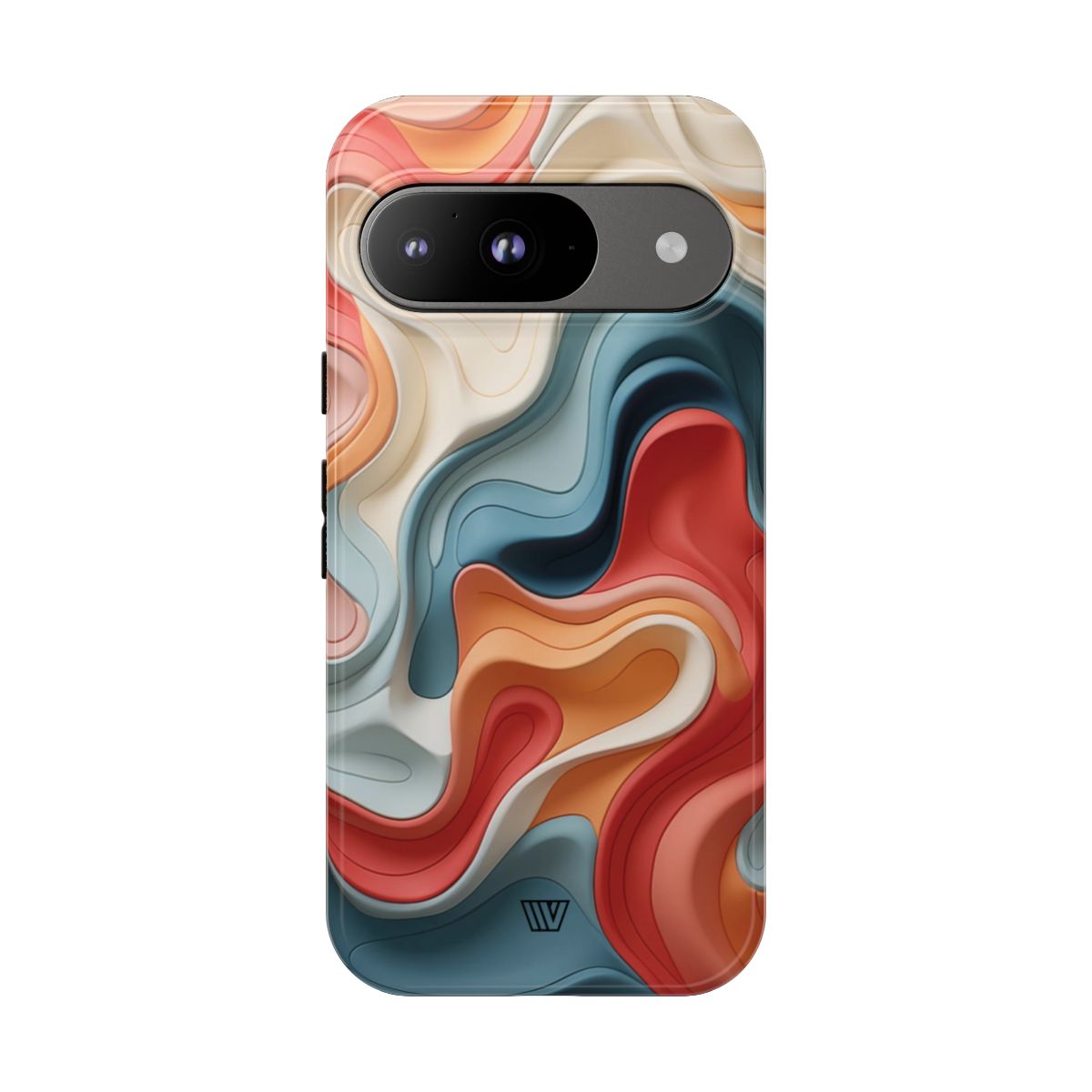 3D Colorful Clay Tough Phone Case – Google Pixel 9, Glossy