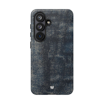Faded Denim Tough Phone Case – Samsung Galaxy S26, Matte