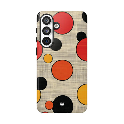 Mid-Century Dots Tough Phone Case – Samsung Galaxy S26 Plus, Glossy