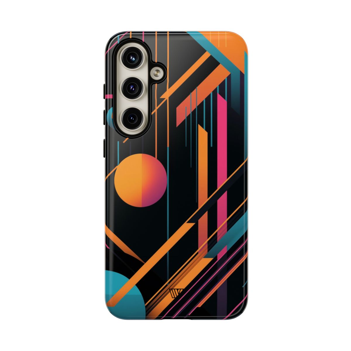 Bold Retro Lines Tough Phone Case – Samsung Galaxy S24 Plus, Glossy