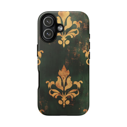Antique Luxe Tough Phone Case – iPhone 17, Matte