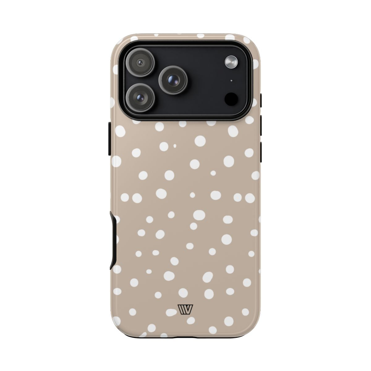 Beige Dots Tough Phone Case – iPhone 18 Pro Max, Glossy