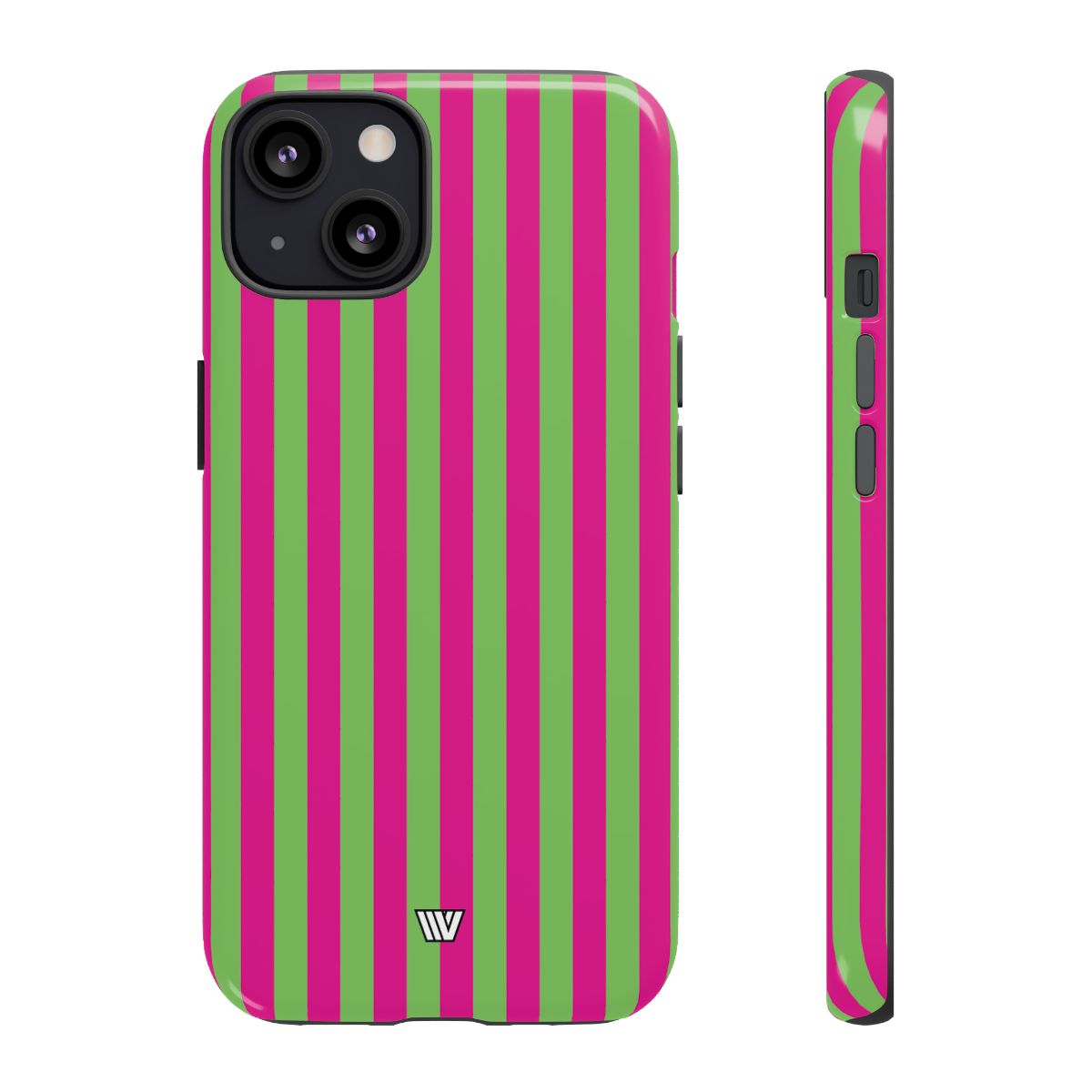 Watermelon Stripe Tough Phone Case – iPhone 13, Glossy