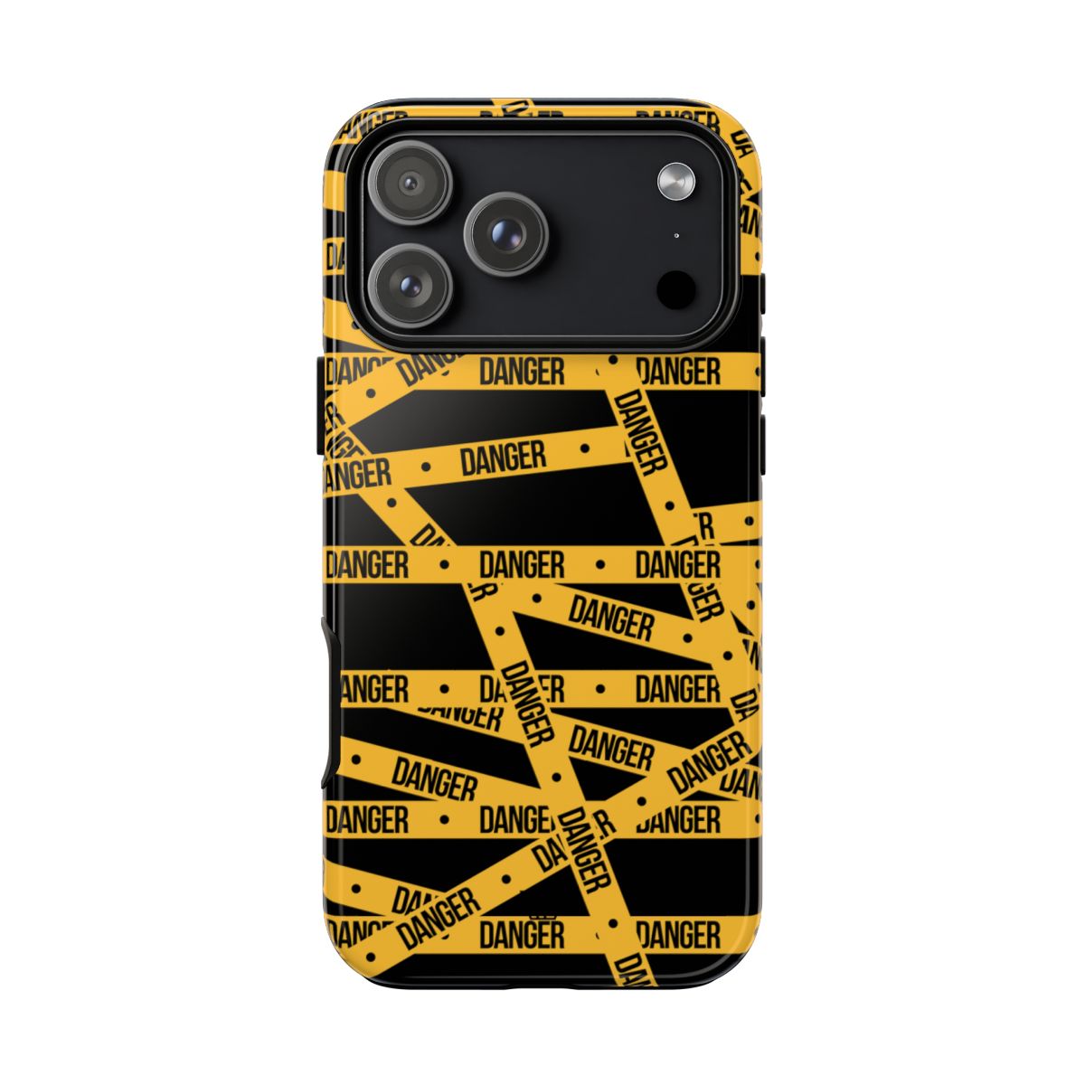 Danger Tape Tough Phone Case – iPhone 18 Pro Max, Glossy