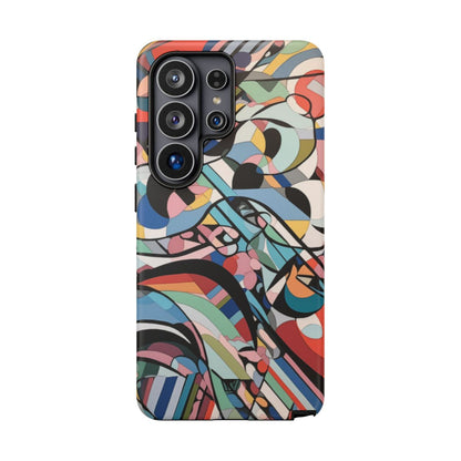 Abstract Mural Tough Phone Case – Samsung Galaxy S26 Ultra, Matte