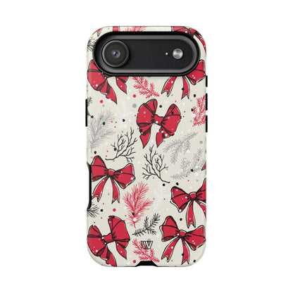 Winter Bows Tough Phone Case – iPhone 17 Air, Matte