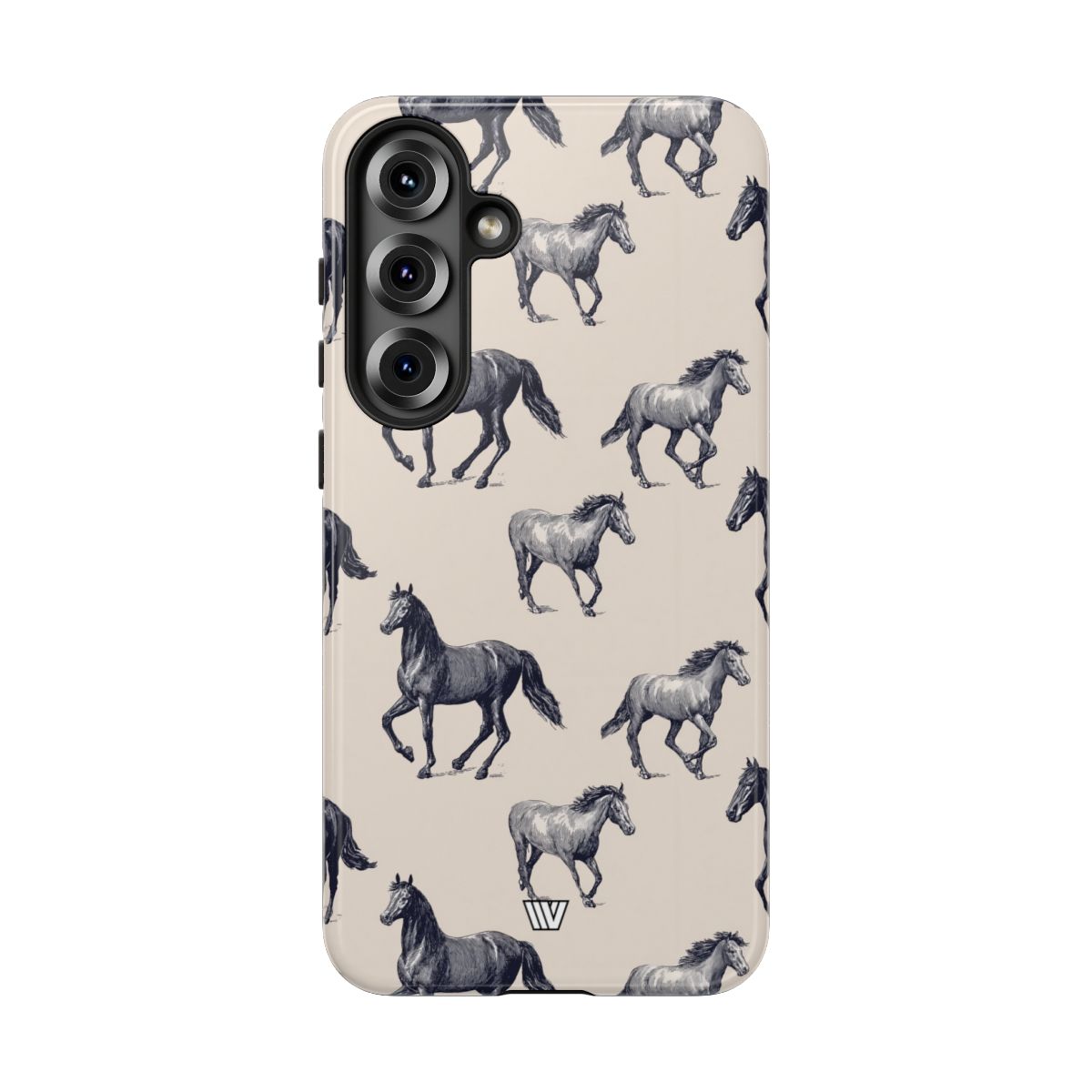 Horse Sketches Tough Phone Case – Samsung Galaxy S25 Plus, Glossy