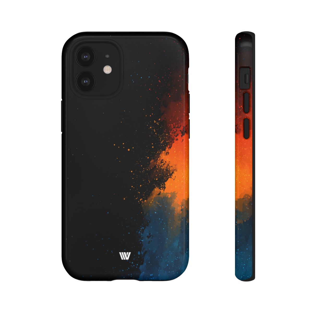 Void Splatter Tough Phone Case – iPhone 12 Mini, Glossy
