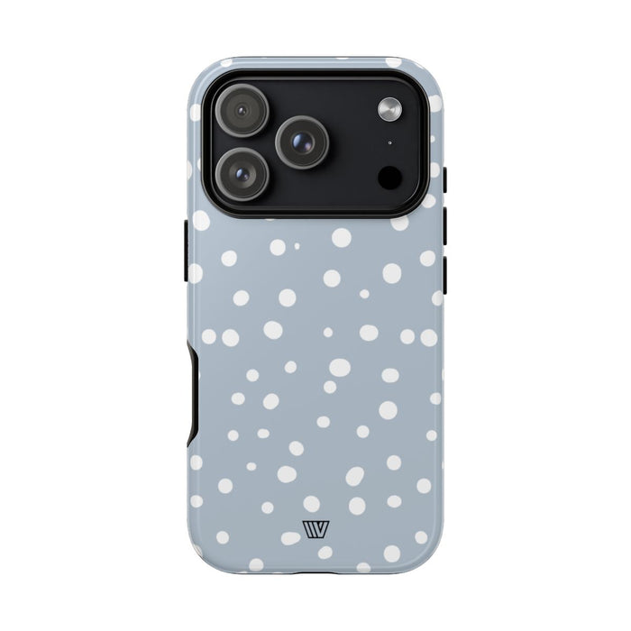Blue Haze Dots Tough Phone Case – iPhone 18 Pro, Glossy