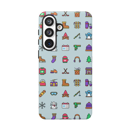 Winter Icons Tough Phone Case – Samsung Galaxy S26 Plus, Matte