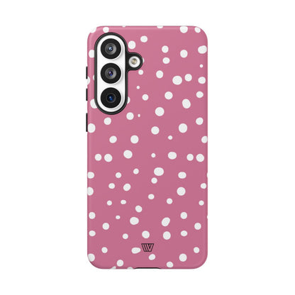 Blush Red Dots Tough Phone Case – Samsung Galaxy S26 Plus, Matte