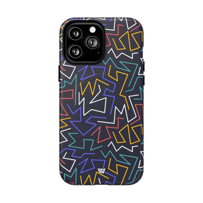 Zigzag Night MagSafe Tough iPhone Case – iPhone 13 Pro Max, Matte