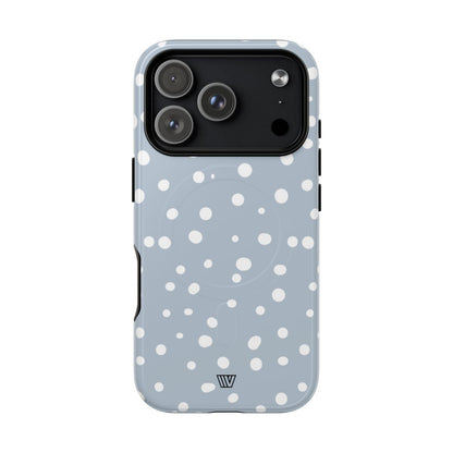 Blue Haze Dots MagSafe Tough iPhone Case – iPhone 18 Pro, Glossy