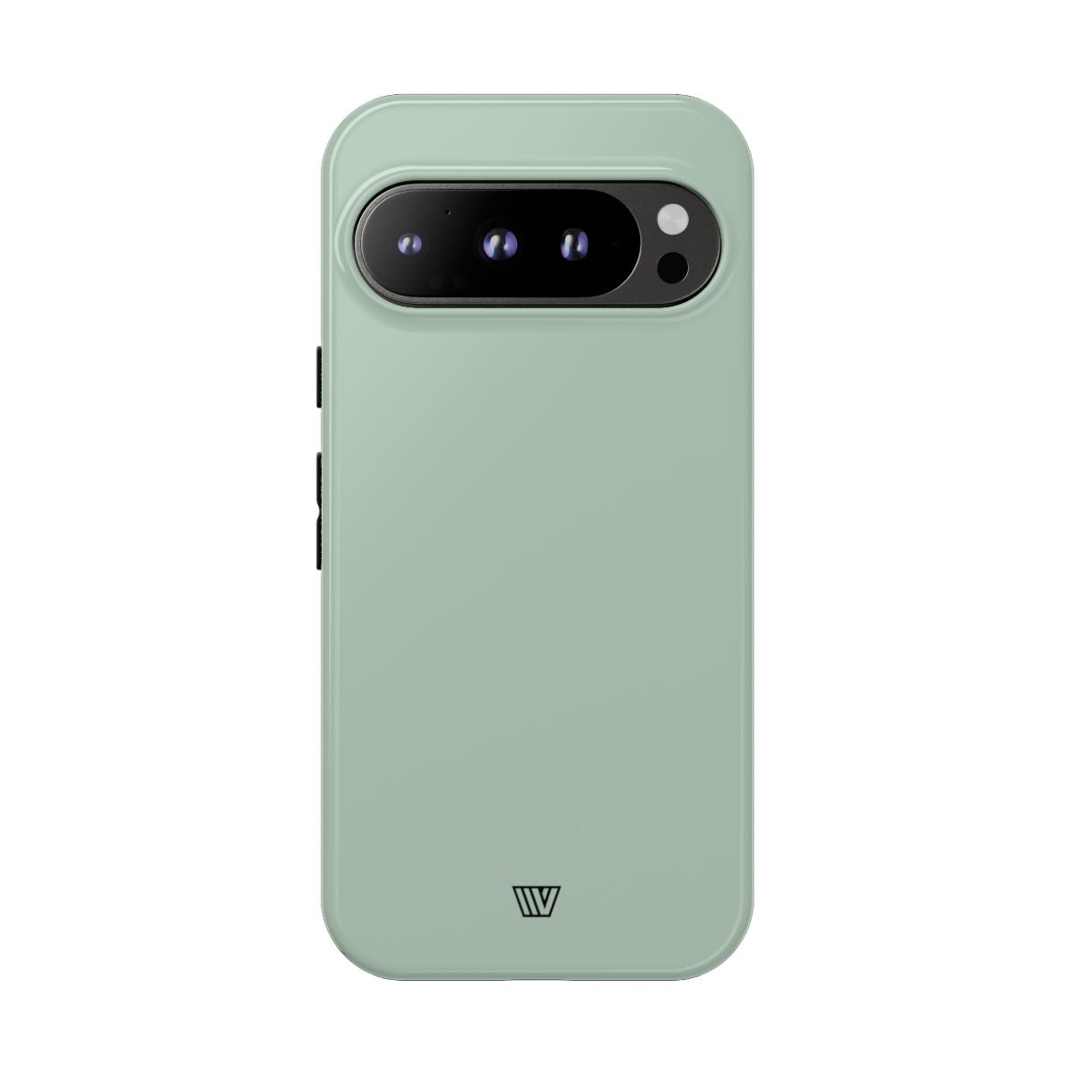 Pastel Green Solid Tough Phone Case – Google Pixel 9 Pro, Glossy