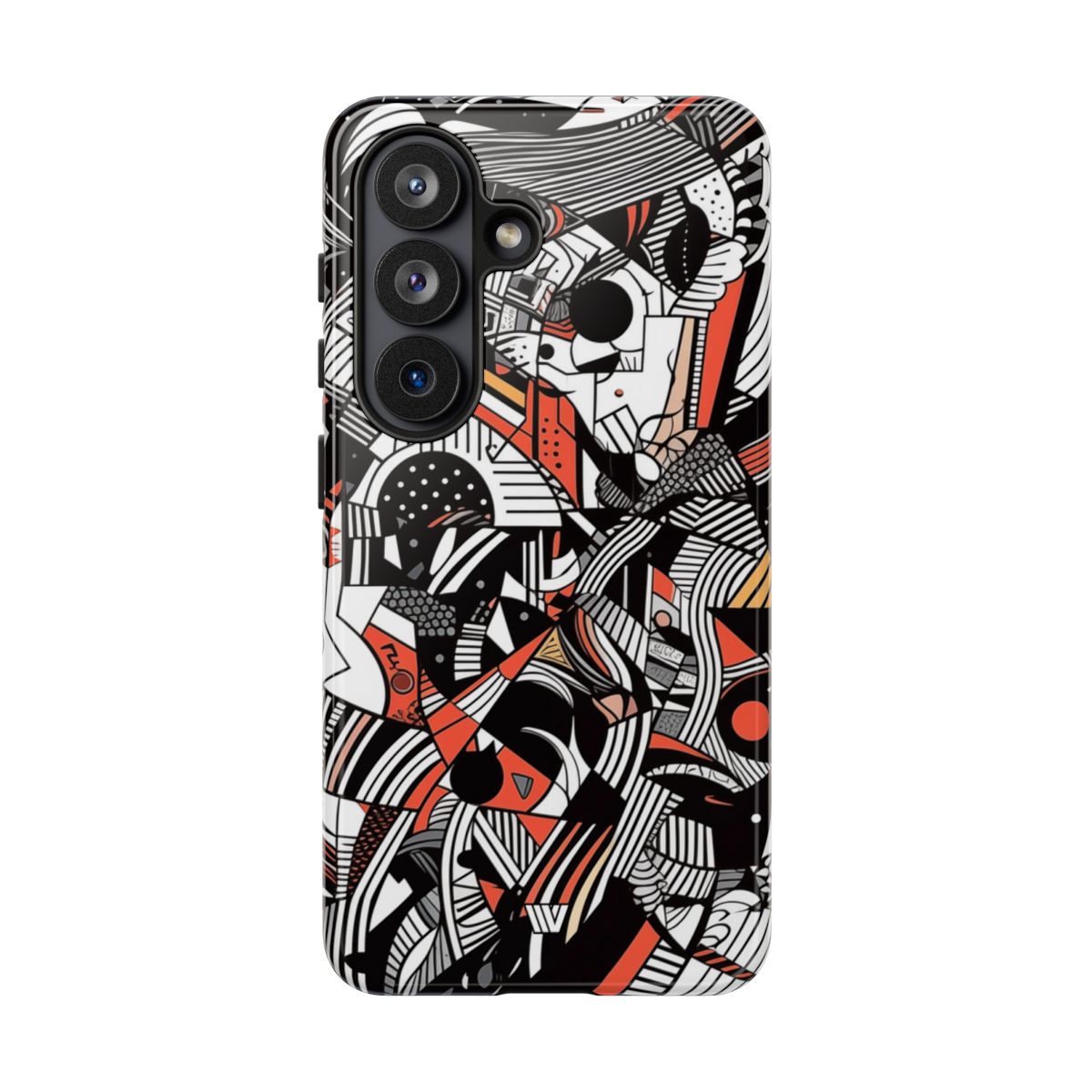 Abstract Doodle #3 Tough Phone Case – Samsung Galaxy S26, Glossy