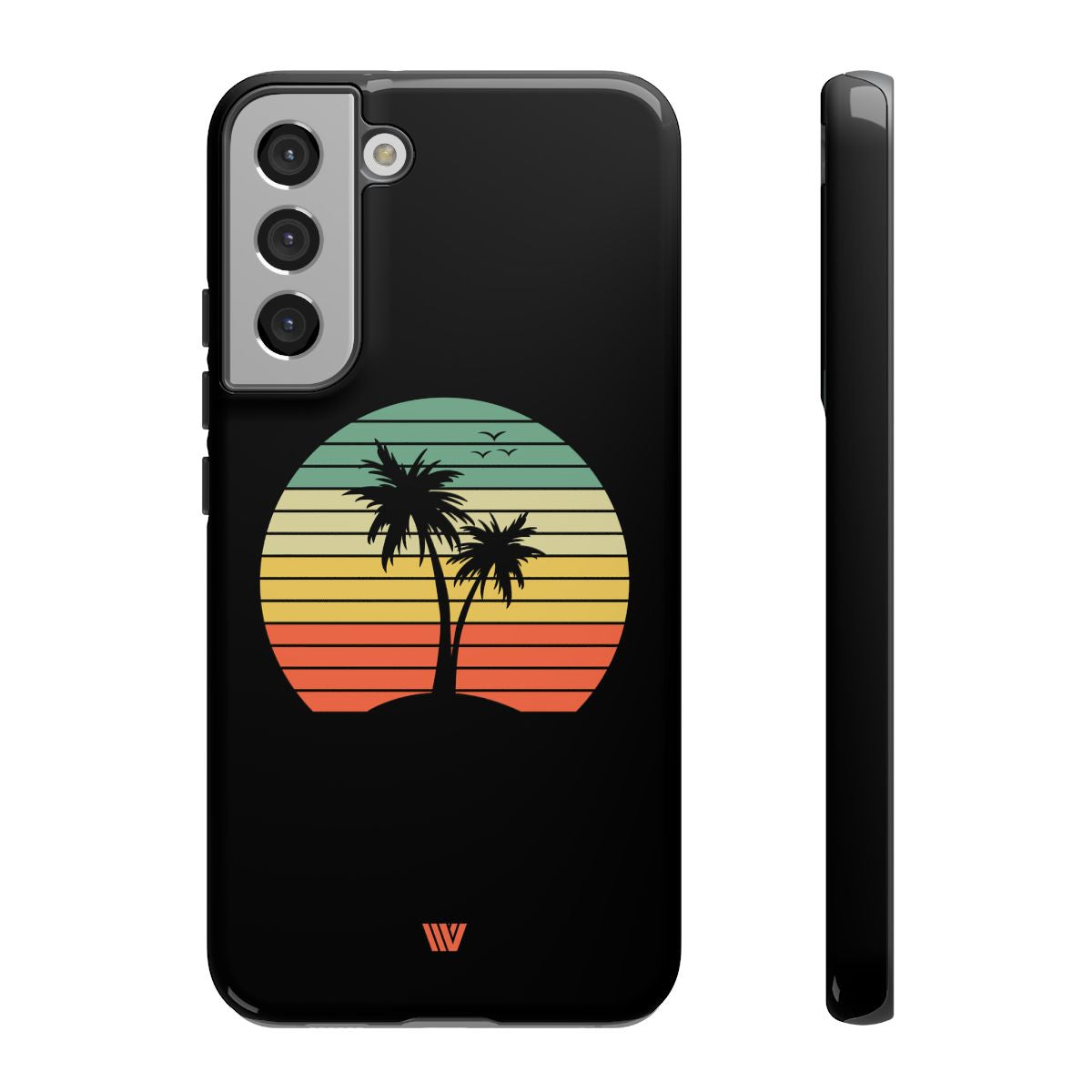 Retro Palms Tough Phone Case – Samsung Galaxy S22 Plus, Glossy