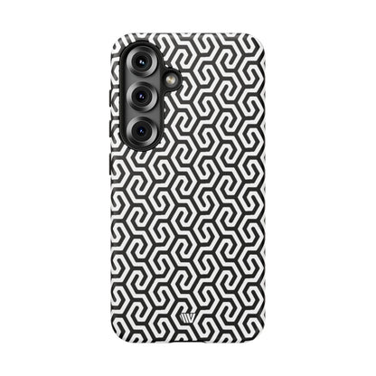 Twisted Grid Tough Phone Case – Samsung Galaxy S25, Matte
