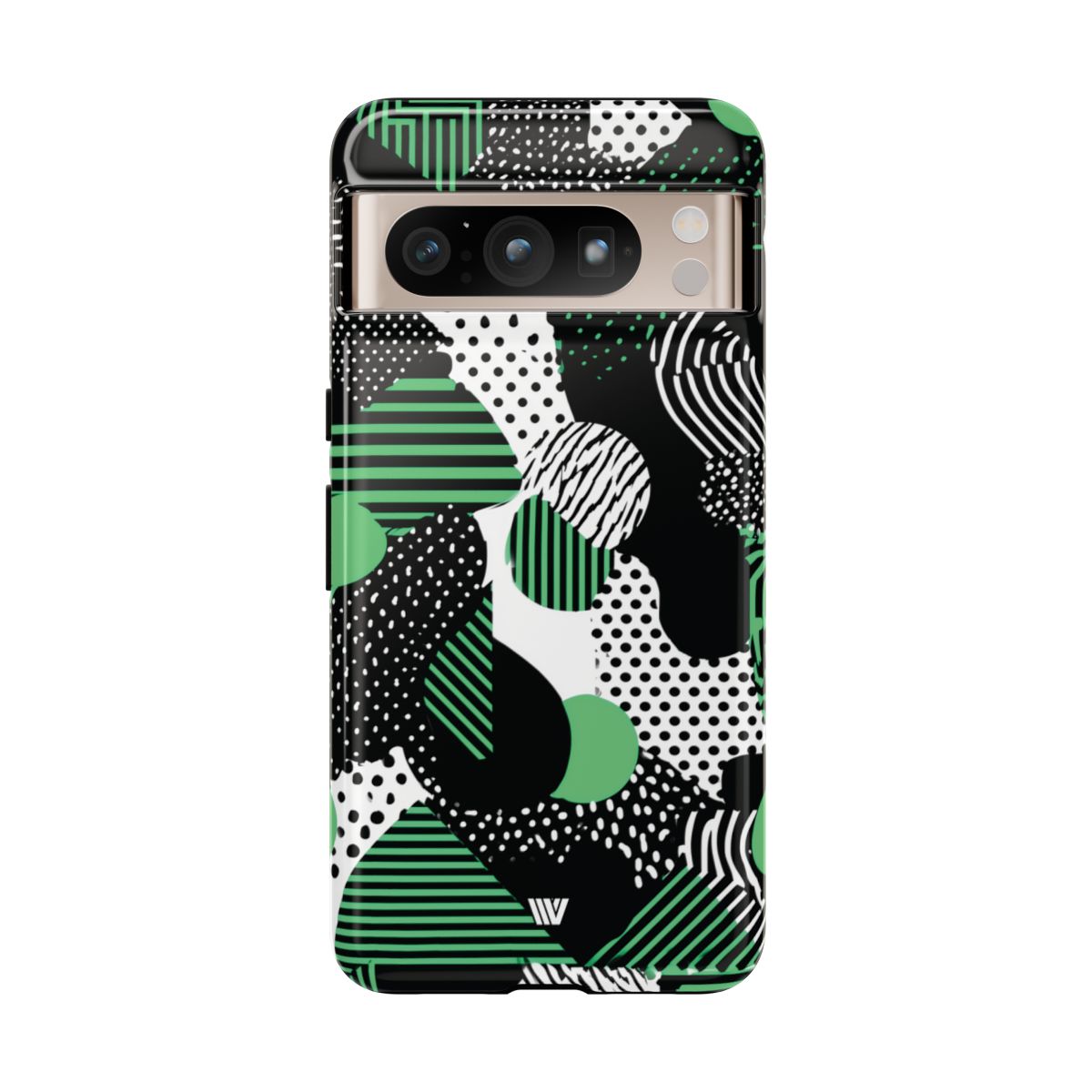 Pattern Clash Tough Phone Case – Google Pixel 8 Pro, Glossy