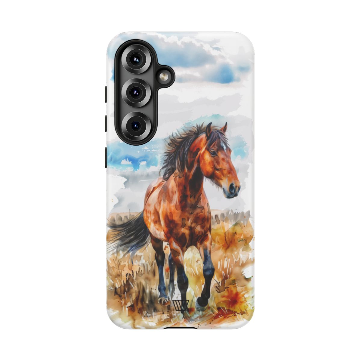 Watercolor Horse Tough Phone Case – Samsung Galaxy S25, Matte