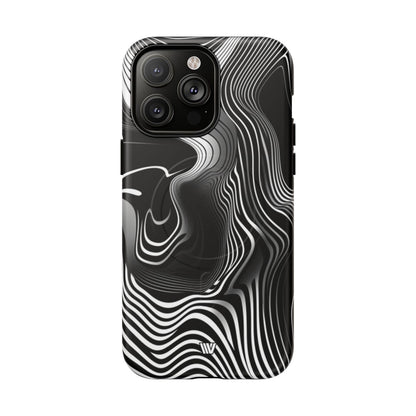 ABSTRACT ZEBRA STRIPES | MagSafe Tough iPhone Case