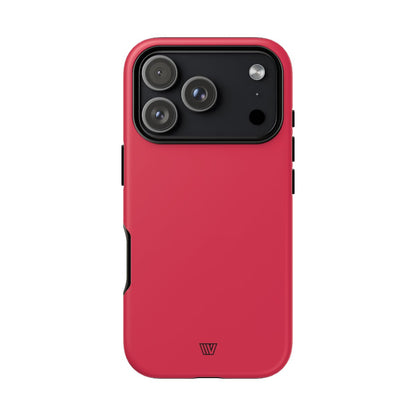 Red Amaranth Tough Phone Case – iPhone 17 Pro, Matte
