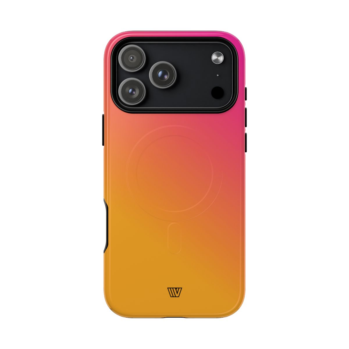 Hot Pink Orange MagSafe Tough iPhone Case – iPhone 17 Pro Max, Glossy