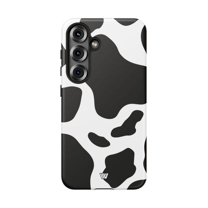Cow Print Tough Phone Case – Samsung Galaxy S25, Matte