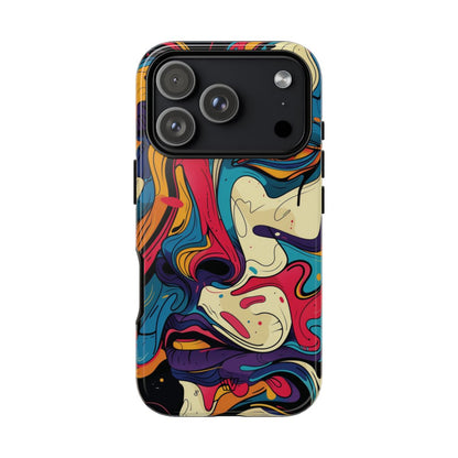 Abstract Gaze Tough Phone Case – iPhone 18 Pro, Glossy