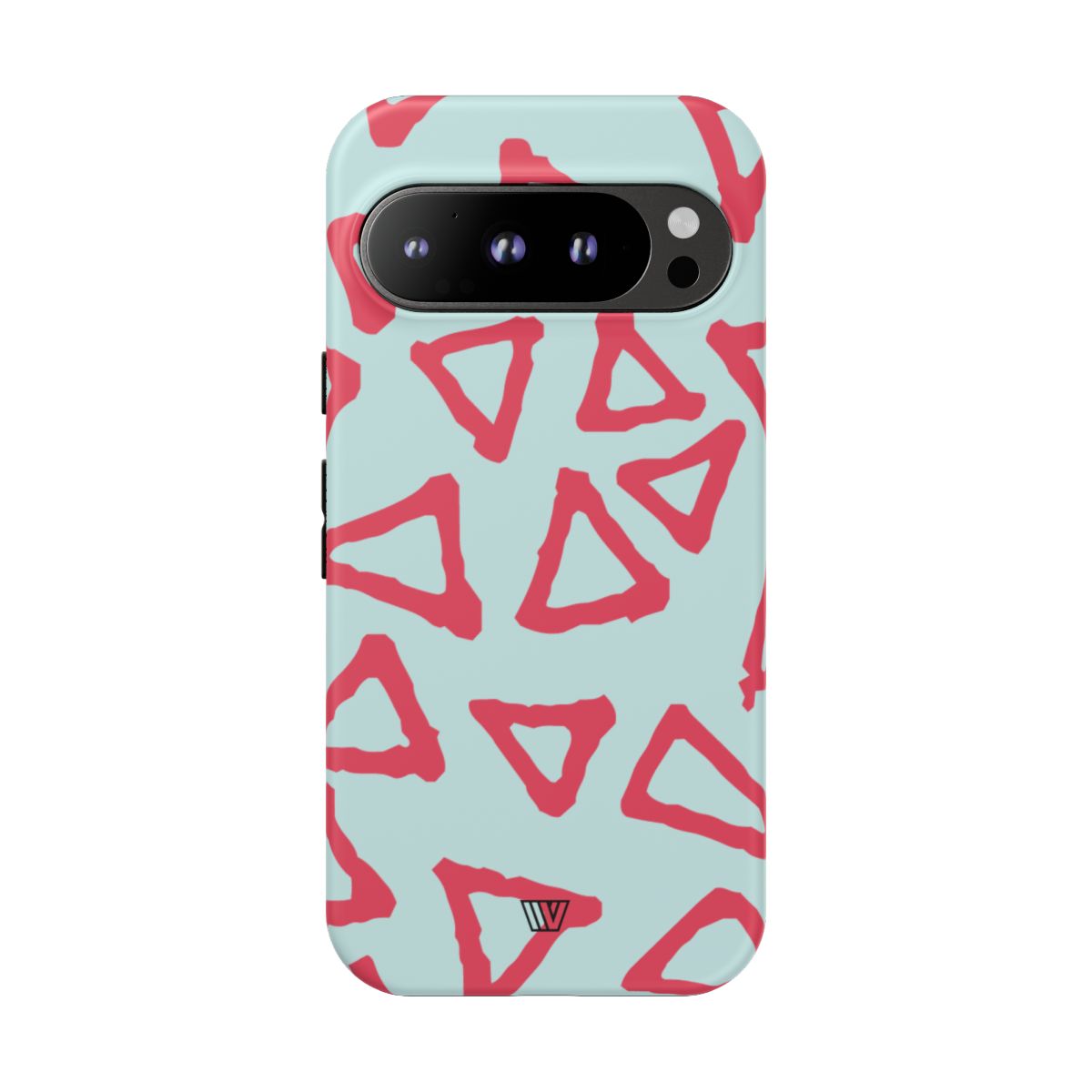 Triangle Doodle Tough Phone Case – Google Pixel 9 Pro, Matte
