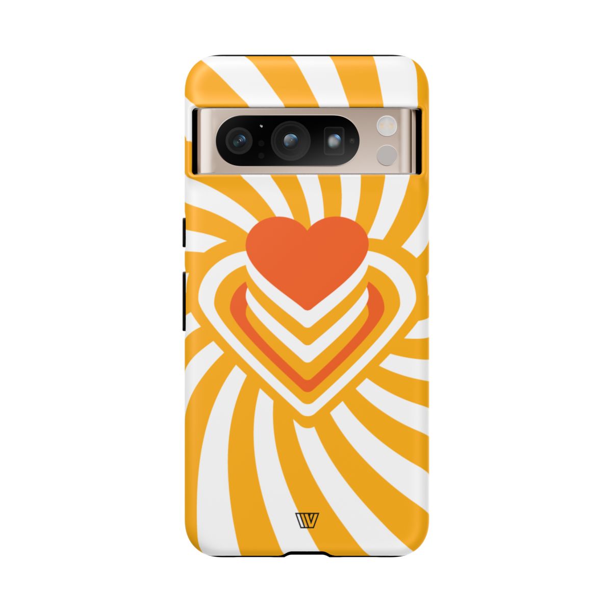 Heart Ray Stack Tough Phone Case – Google Pixel 8 Pro, Matte