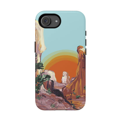 Desert Sunrise Trovvve x Earth Formations Tough Phone Case – iPhone 16e, Matte