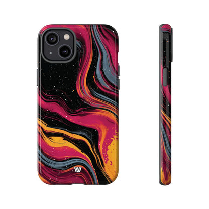 Cosmic Embers Tough Phone Case – iPhone 14 Plus, Glossy