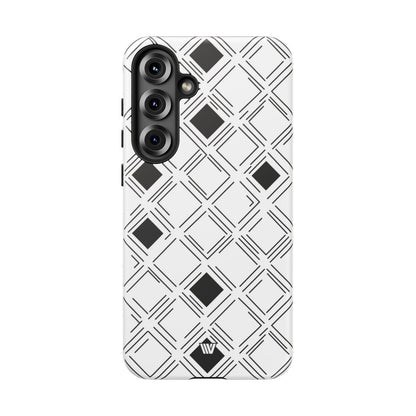 Geometric Focus Tough Phone Case – Samsung Galaxy S25 Plus, Matte