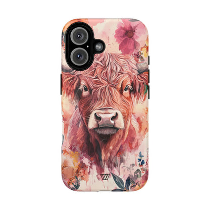 Highland Cow MagSafe Tough iPhone Case – iPhone 16, Matte