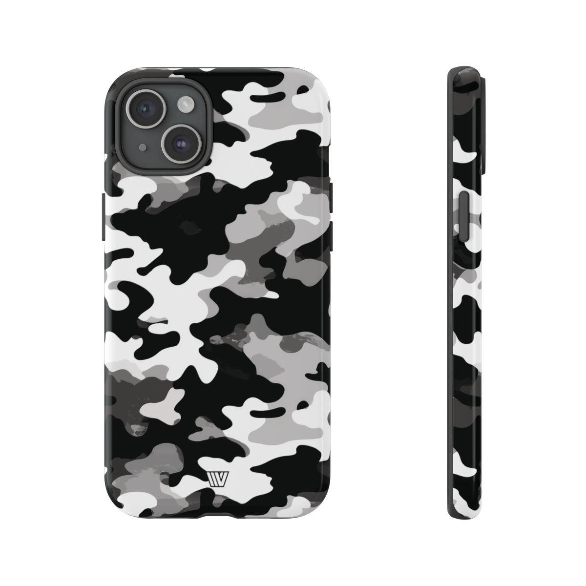 Urban Camo Tough Phone Case – iPhone 15 Plus, Glossy