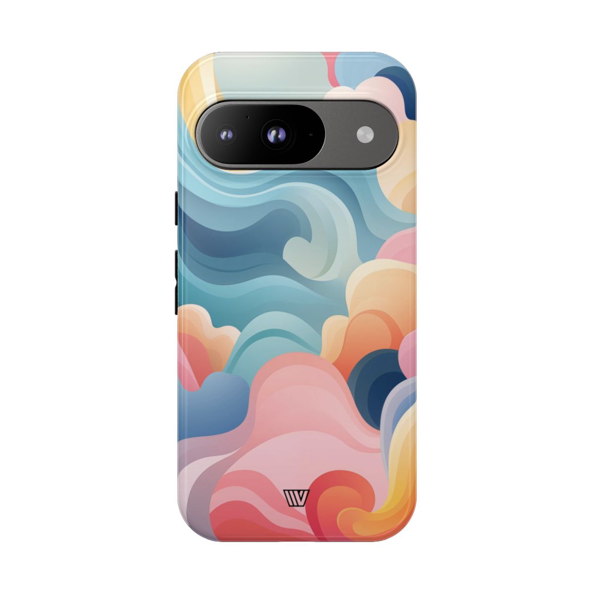 Whimsical Clouds Tough Phone Case – Google Pixel 9, Glossy