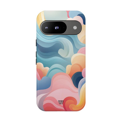 Whimsical Clouds Tough Phone Case – Google Pixel 9, Glossy