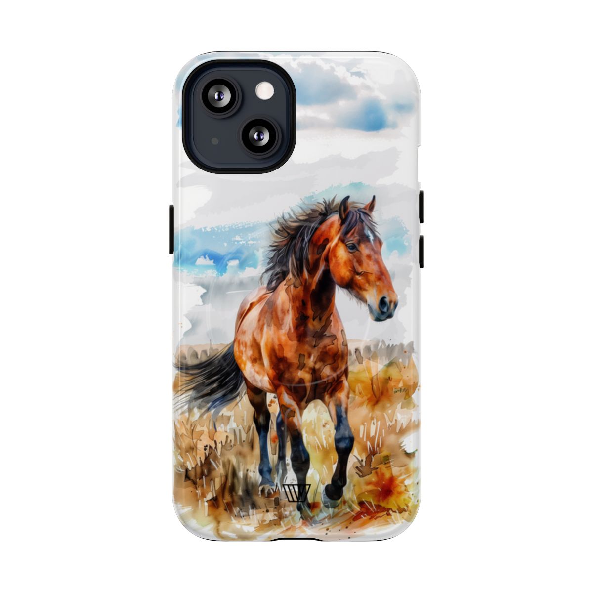 Watercolor Horse MagSafe Tough iPhone Case – iPhone 13, Glossy